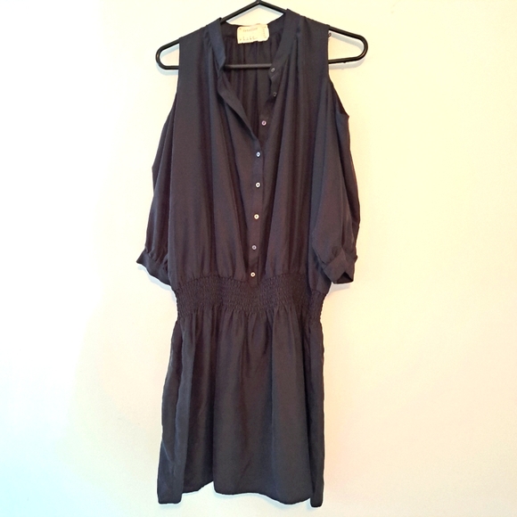 Silk black Nicole Miller Atelier dress - Picture 3 of 8